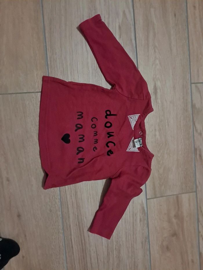 Haut manches longues tape à l’œil 12 mois - photo numéro 2