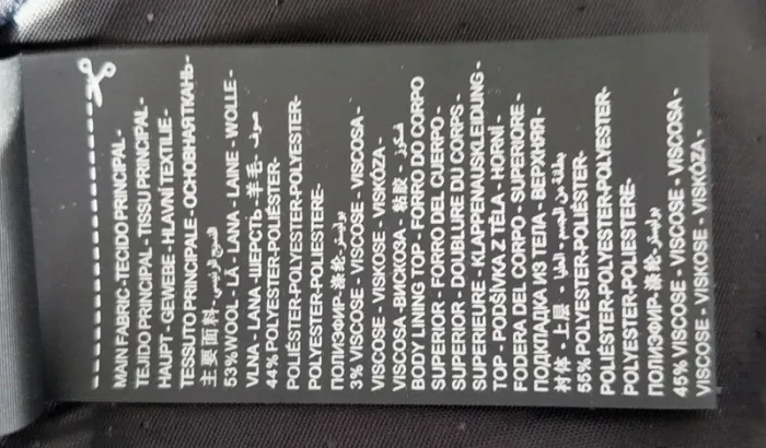 Magnifique veste chaude bleu marine en laine avec col fausse fourrure amovible Salsa taille 40 - photo numéro 7