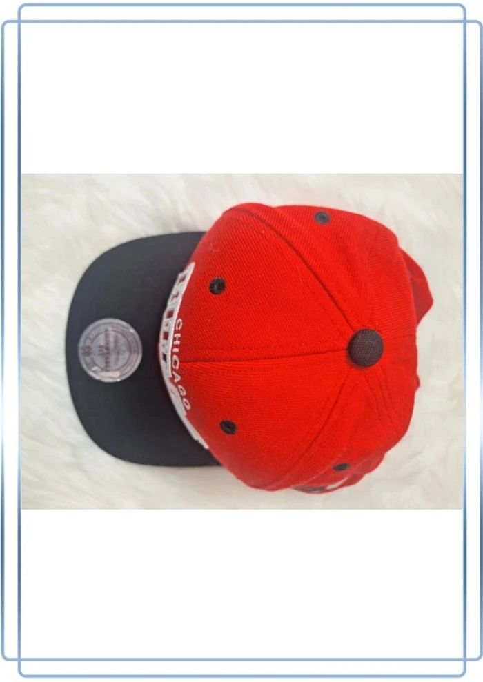 Casquette mitchell and ness NBA chicago bulls / ajustable - brodé (440) - photo numéro 6