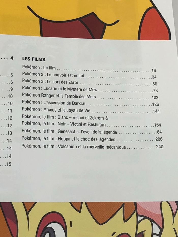 Livre Pokémon les films Pokémon de A à Z - photo numéro 13