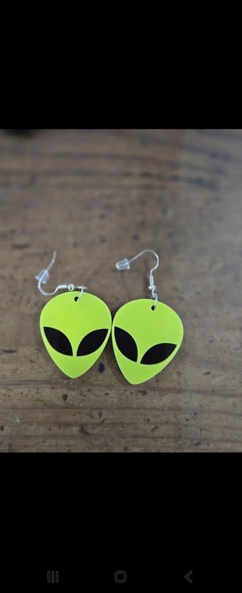 Boucles d'oreilles UFO martiens Roswellufo
