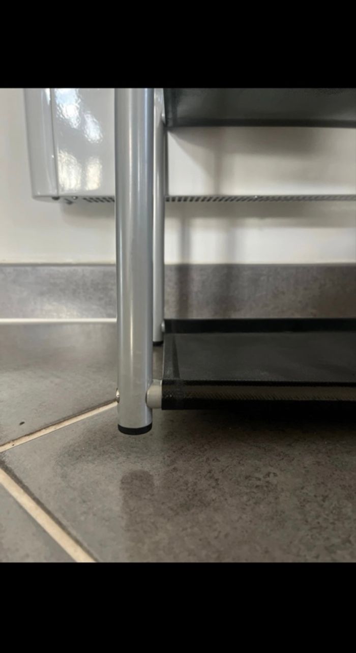 Meuble chaussures gris et noir BUT - photo numéro 2