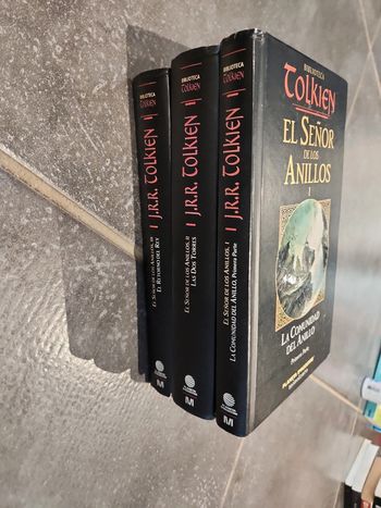 Lot de 3 livres : El señor de los Anillos