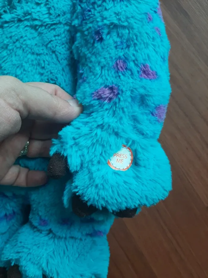 Peluche sully monstres et compagnie - photo numéro 2