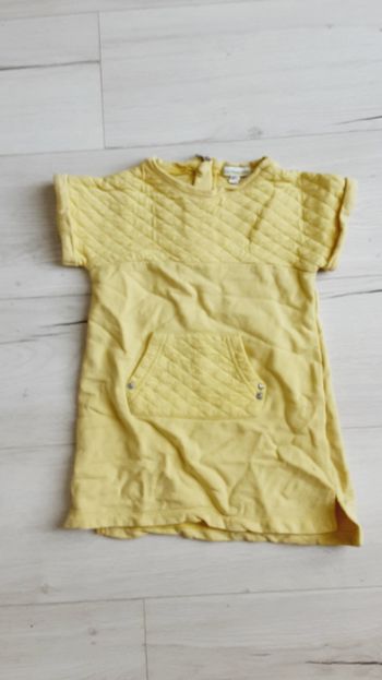 Vêtement fille robe courte jaune Vert Baudet 5 ans