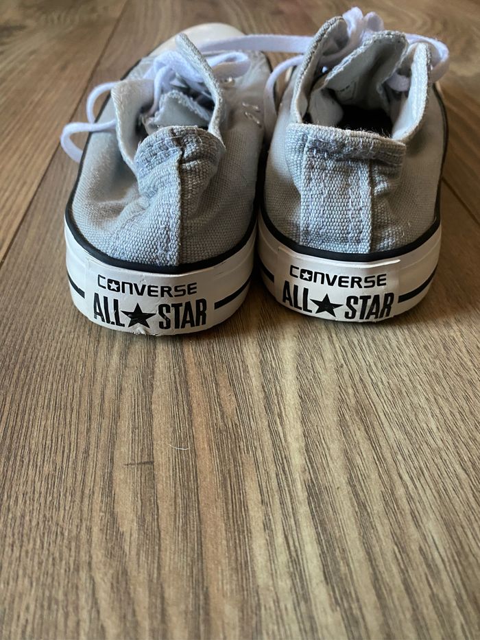 Baskets basses fille T35 grises - photo numéro 4