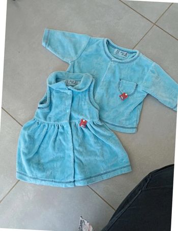 Ensemble 3 mois tissu éponge