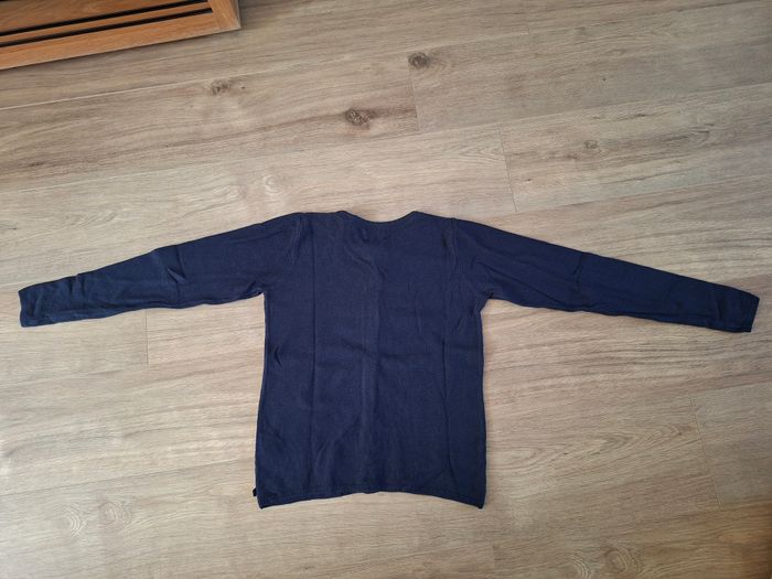 Gilet bleu marine boutonné Okaïdi 12 ans - photo numéro 3