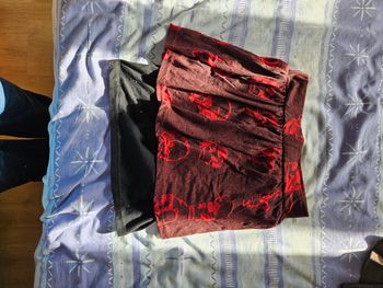 Jupe rouge  sans marque