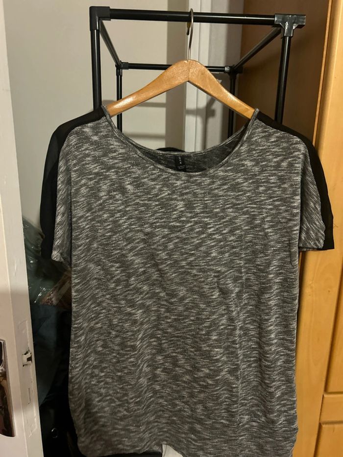 TEE shirt gris chine