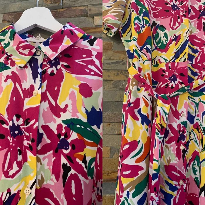 Robe longue à motifs fleuris - Taille S (Ycoo Paris) - photo numéro 4