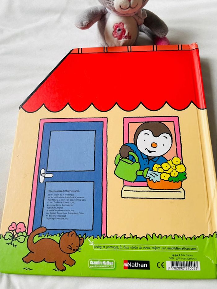 Livre à volet à rabat animation tchoupi La maison de tchoupi vintage - photo numéro 7