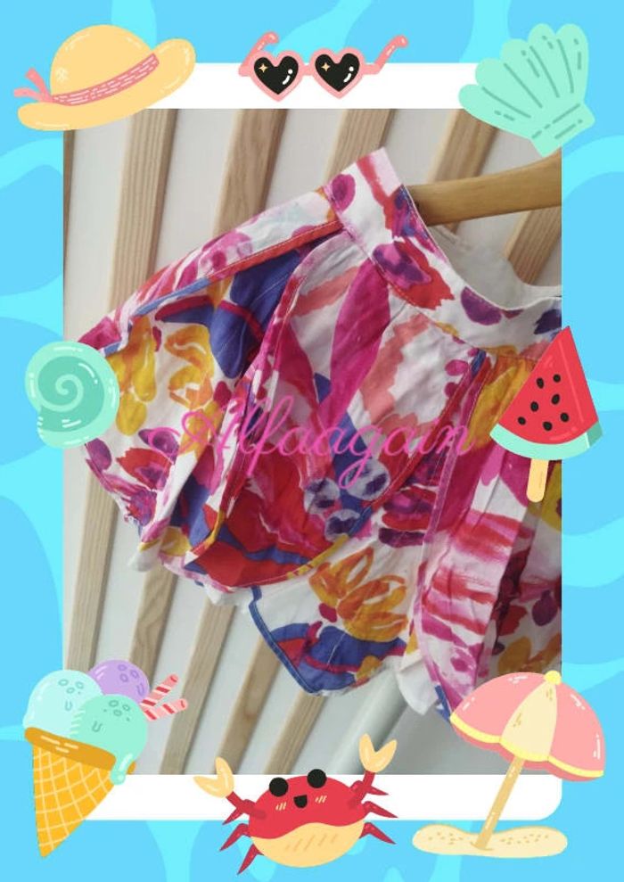 Jupe foulard catimini folk a Tijuana 4ans  neuve - photo numéro 9