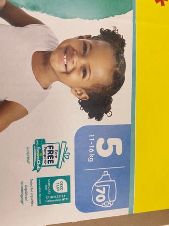 Couches Pampers taille 5 harmonie maxi pack