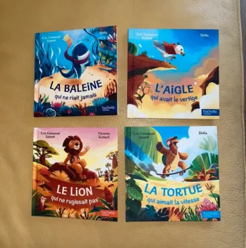 Lot de 4 livres McDo les animaux étonnants