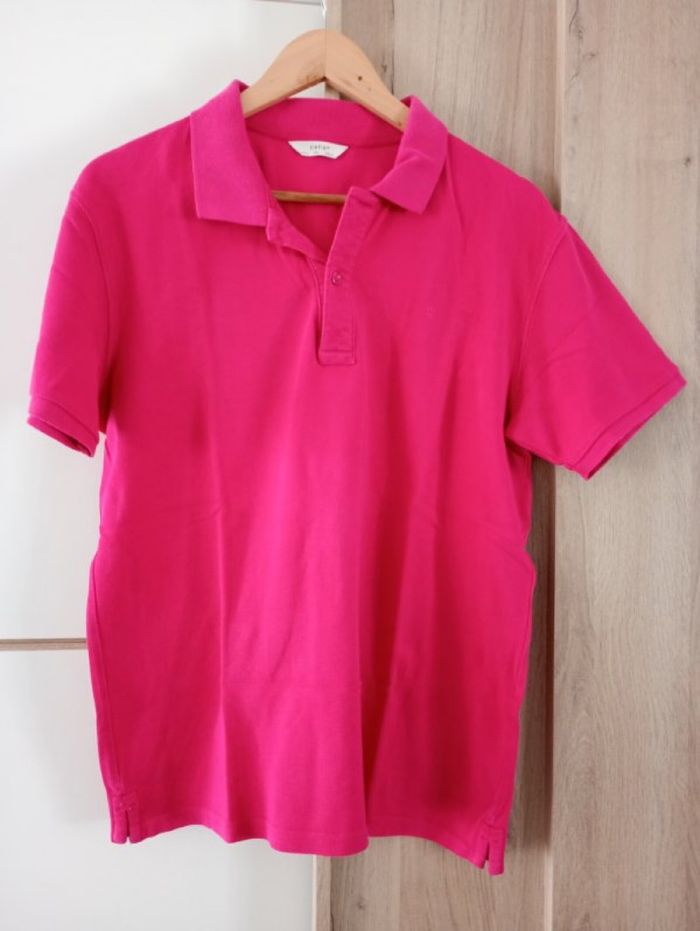 Polo celio homme rose fuchsia L