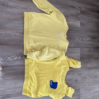 Lots 2 pulls jaunes
