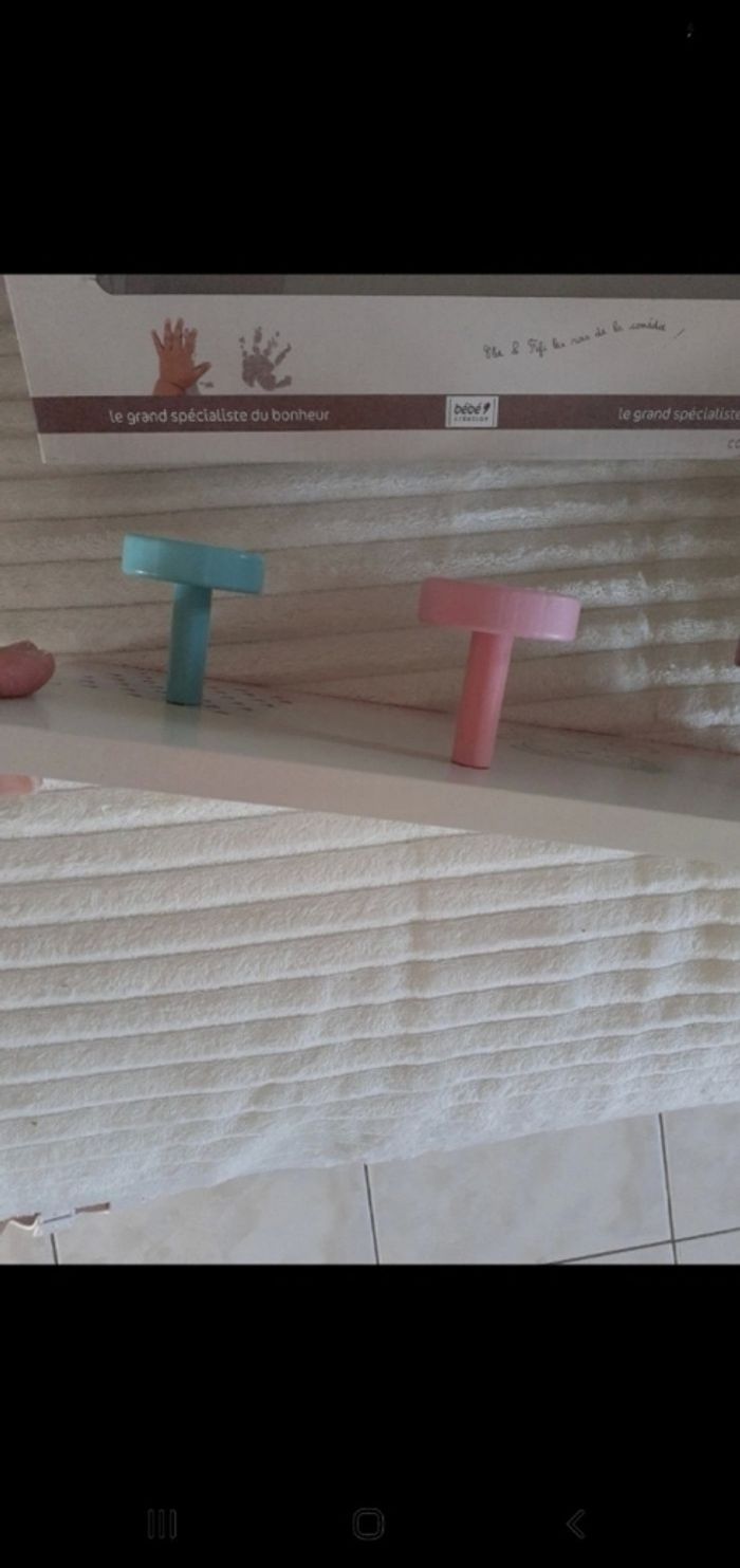 Jolo porte manteau 3 patères chambre bébé fille bebe9 - photo numéro 4