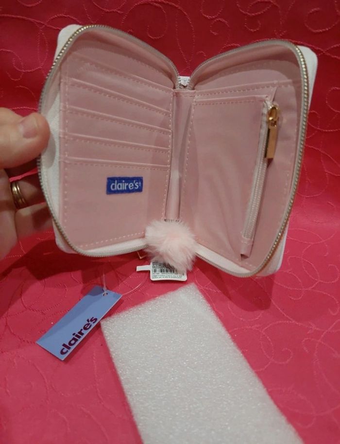 Porte monnaie porte carte pompon Neuf Claire's - photo numéro 6