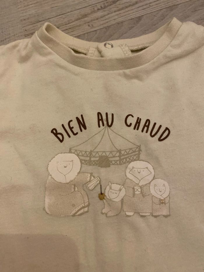 T shirt manches longues 6 mois - photo numéro 2