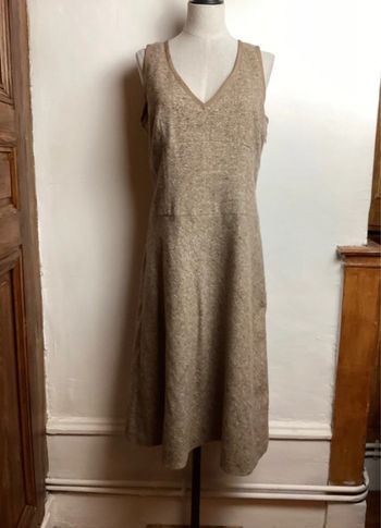 Robe beige chiné Alain Manoukian 40