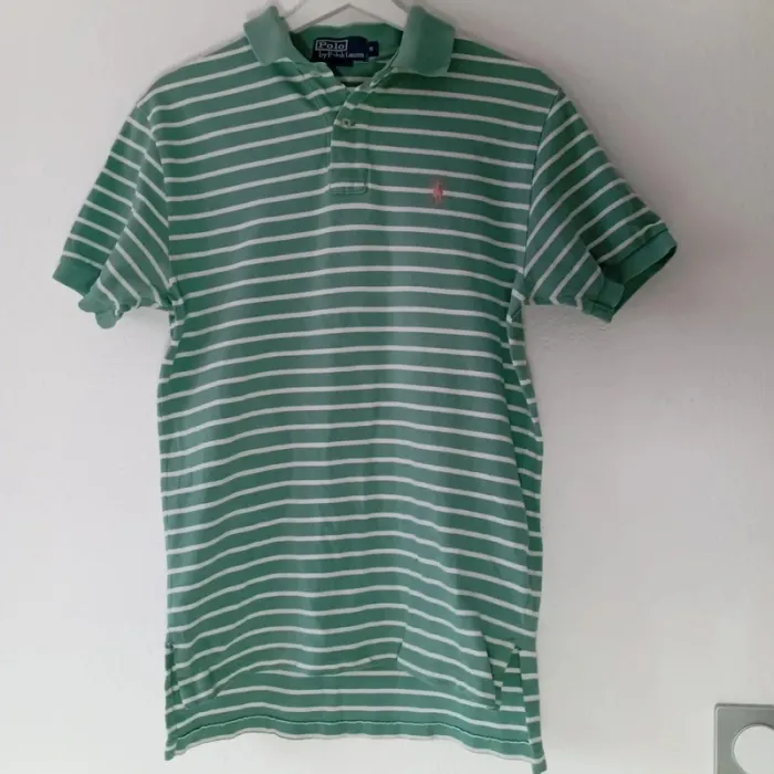 Polo Ralph Lauren Pour Home Taille S a Rayures blanches et vert - photo numéro 6