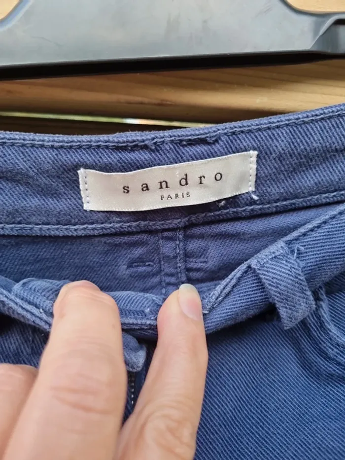 Jean slim bleu Sandro taille 34 - photo numéro 5