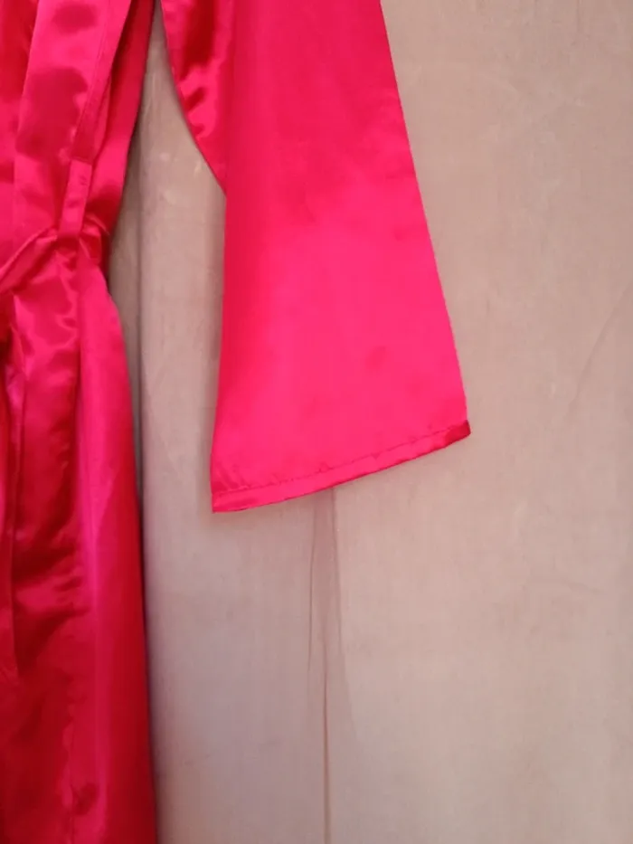 Peignoir sexy femme rose - photo numéro 4