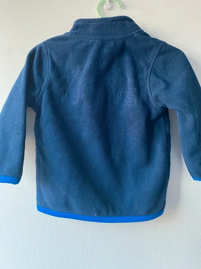 Veste polaire bleu marine Orchestra 12 mois - photo numéro 3