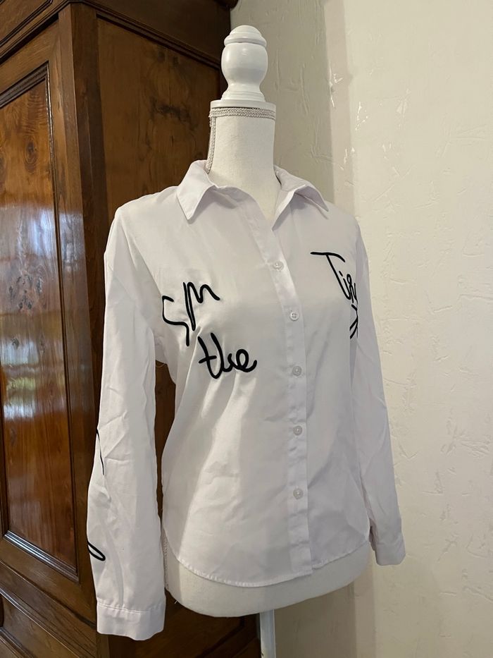 Chemise blanche Parisian Chic - style Emily in Paris - photo numéro 2