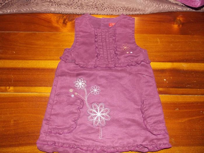 Robe sans manches en velours 6 mois Tissaia