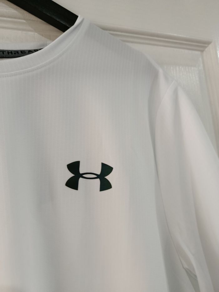 T-shirt blanc hunder armour - photo numéro 4