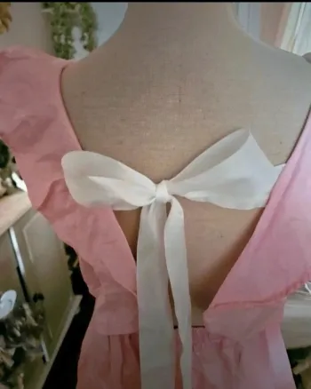 Robe rose pastel avec noeud Golden Days Paris Taille S/M Neuve