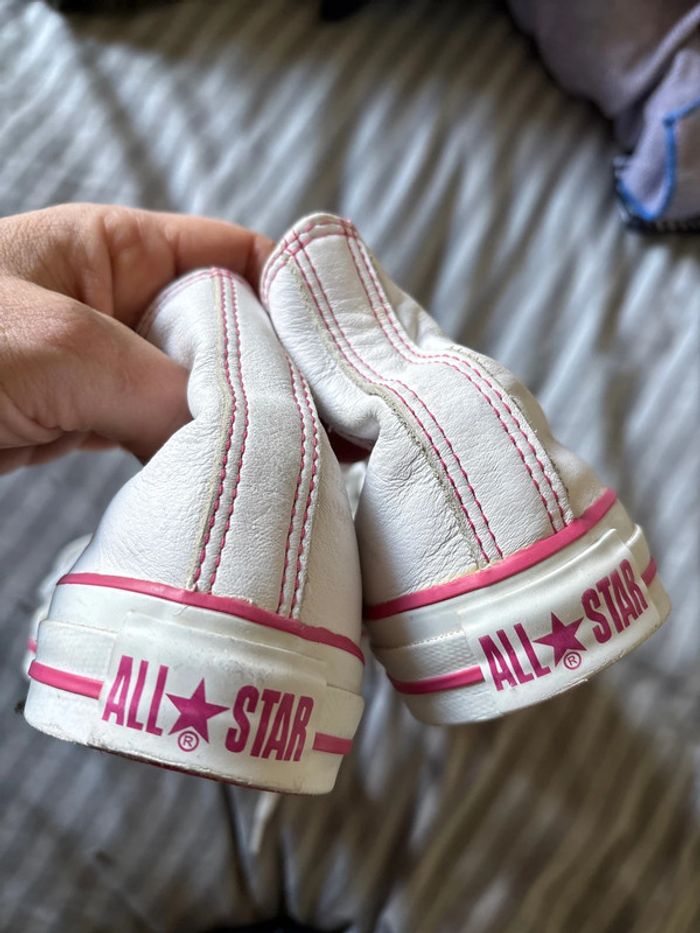 Converse cuir pointure 36 - photo numéro 3