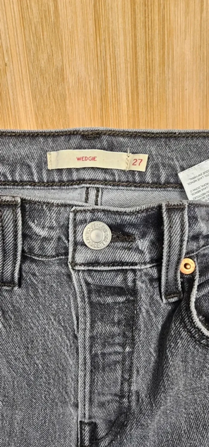 Levi's 721 high skinny noir délavé - photo numéro 7