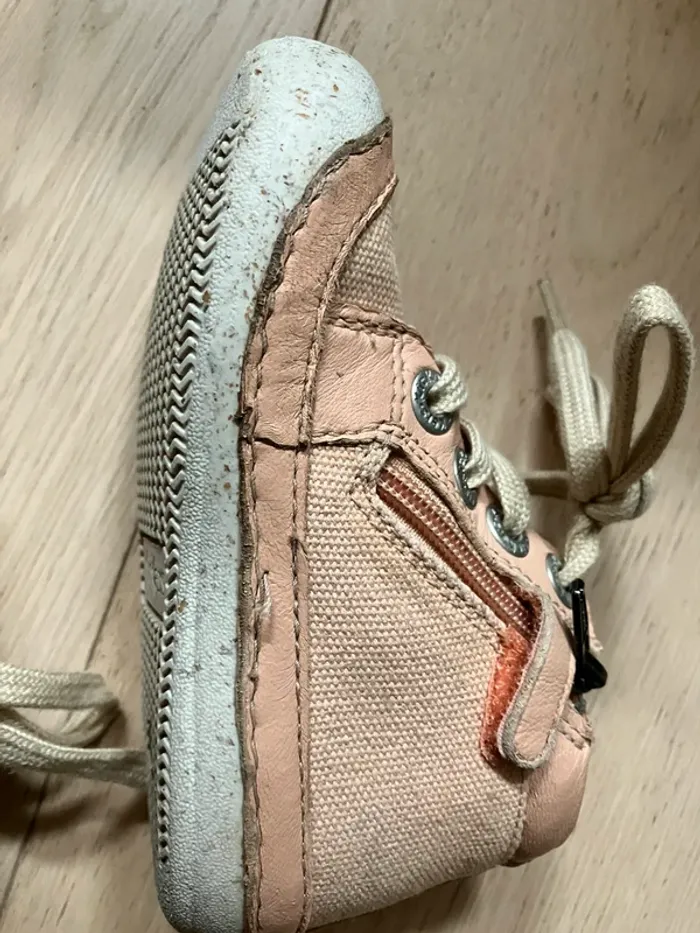 Bottillons Kickers Sonistreet Rose Clair taille 23 - photo numéro 16