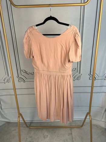 Robe dos nu rose Art love 38 neuve