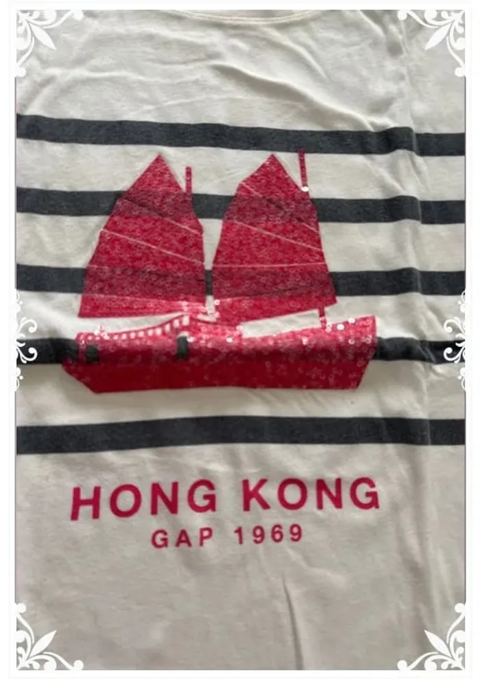 T-shirt enfant fille gap 10 ans - photo numéro 3