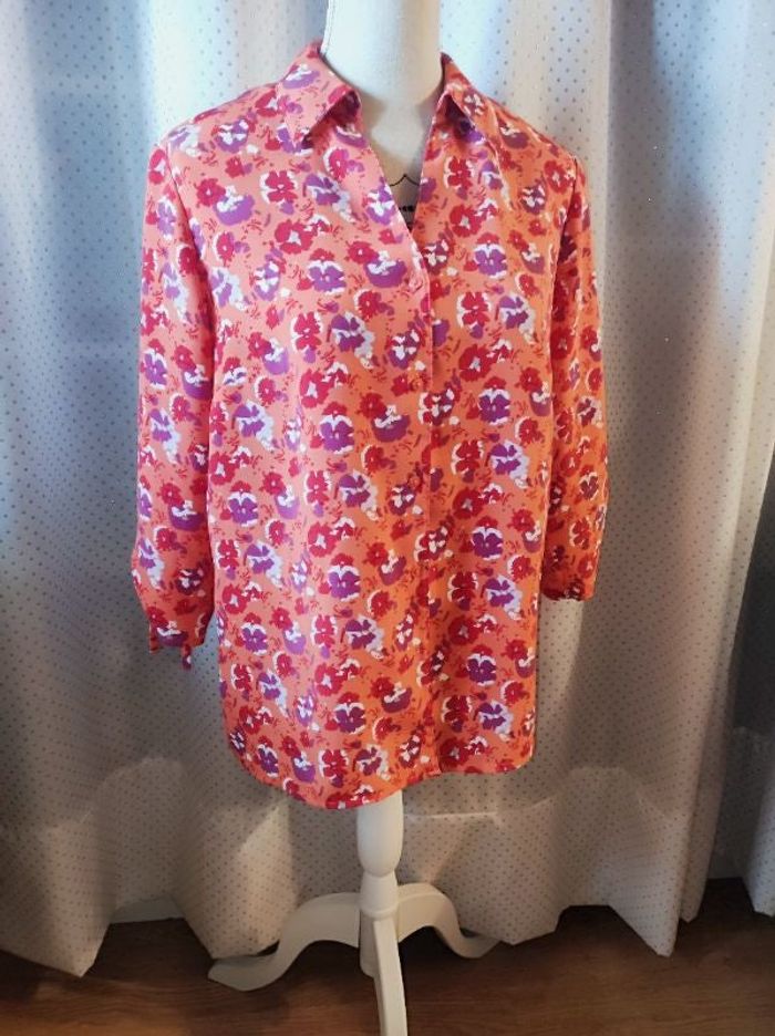Chemise à fleurs Daxon Taille 42, TBE!