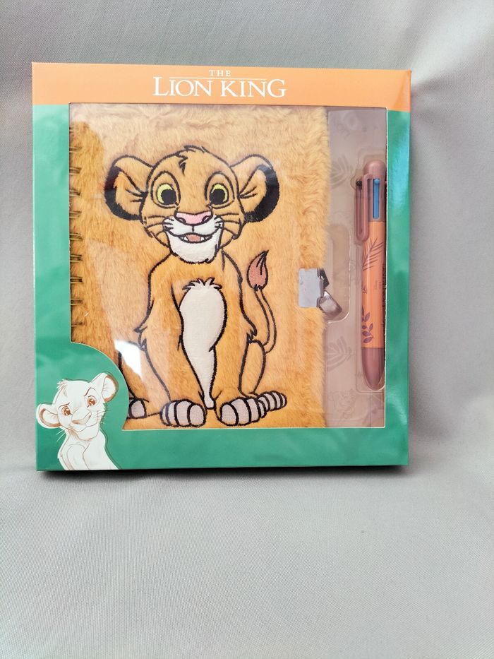 🧡 Journal intime Simba en peluche - Neuf - Disney 🧡