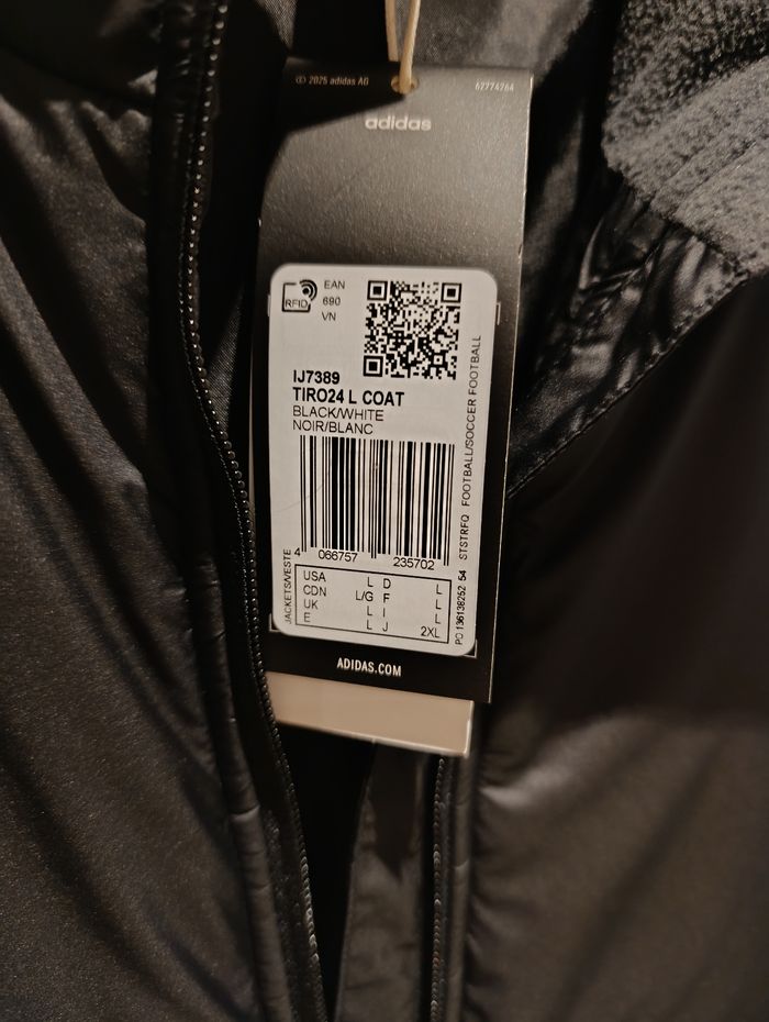 Doudoune Adidas Tiro24 L coat taille L - photo numéro 4