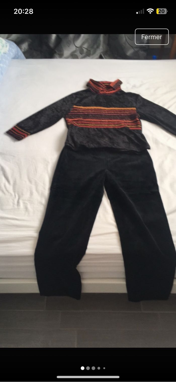 Ensemble pantalon pull vintage