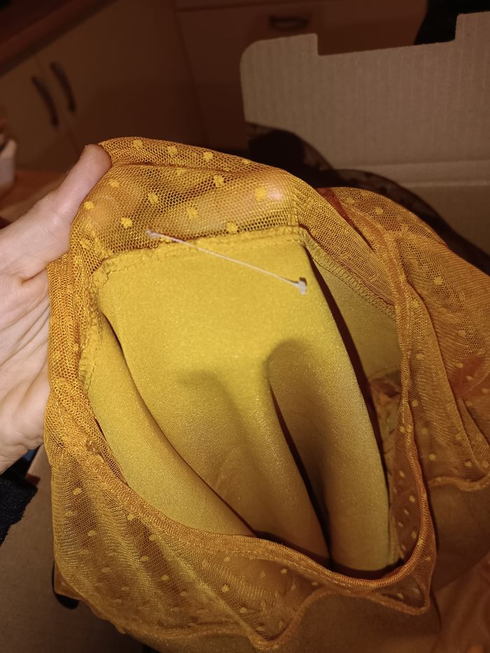 Body moutarde femme TU - photo numéro 7