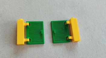 Lot de volets vert et jaune lego 