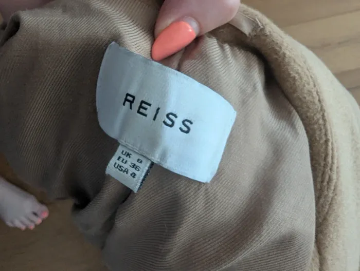 Manteau Reiss t'aime S en laine très chaud - photo numéro 3