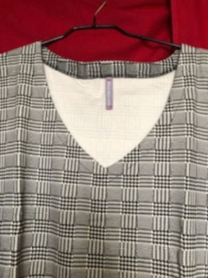 Robe à carreaux maille milano T54 - photo numéro 5