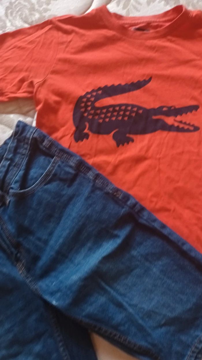 Lot jean + tee shirt - photo numéro 2