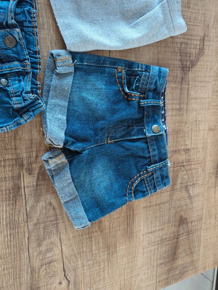 Lot de 3 shorts fille 18 mois - photo numéro 3