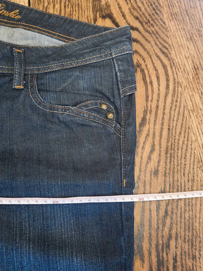 Jolie Jeans 7/8ème marine Pinkie fr 42 eu 40 - photo numéro 9