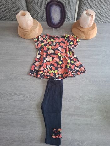 tunique et leggings 6 mois